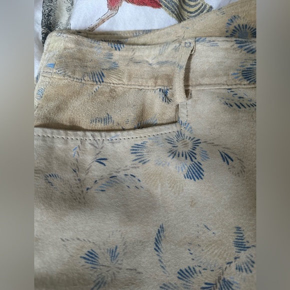 1980s Suede pants sz 10 - Picture 2 of 9